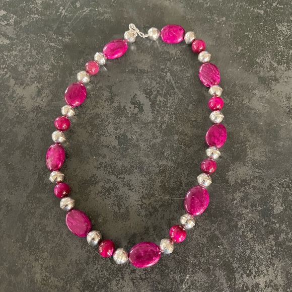 Hand Crafted Jewelry - Hand Crafted “One of a Kind” Sugalite & Sterling Silver Handmade Choker